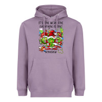 Lavender its fine were fine everything is fine cnacrew Heavyweight Hoodie - FaDigitalArtStudio