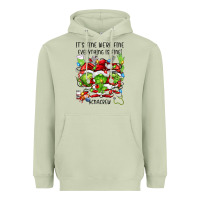 Matcha its fine were fine everything is fine cnacrew Heavyweight Hoodie - FaDigitalArtStudio
