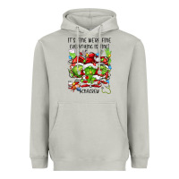 Moon Dust its fine were fine everything is fine cnacrew Heavyweight Hoodie - FaDigitalArtStudio