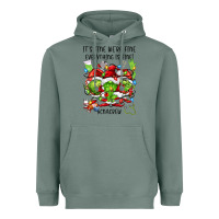 Sage its fine were fine everything is fine cnacrew Heavyweight Hoodie - FaDigitalArtStudio
