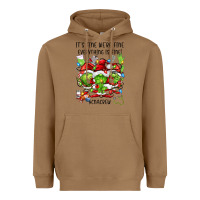 Toasted Coconut its fine were fine everything is fine cnacrew Heavyweight Hoodie - FaDigitalArtStudio