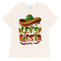 Bone let's fiesta mexican hat Ladies Tee - BarkalooDesign