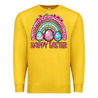 Lemon Happy Easter eggs rainbow Premium Sweatshirt - OliviaCreatesArt