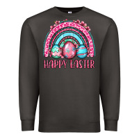 Smoke Happy Easter eggs rainbow Premium Sweatshirt - OliviaCreatesArt