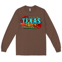 Chestnut Texas Chica with roses Long Sleeve Tee - Jasminsmagicworld