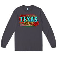 Smoke Texas Chica with roses Long Sleeve Tee - Jasminsmagicworld