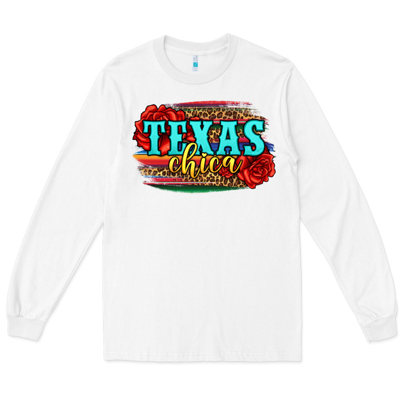 Texas Chica With Roses Long Sleeve Tee by Jasminsmagicworld | Teevron