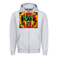 Heather Grey we are black history Zipper Hoodie - CowGirlArtShop