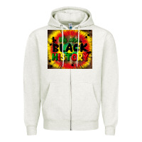 Oatmeal Heather we are black history Zipper Hoodie - CowGirlArtShop
