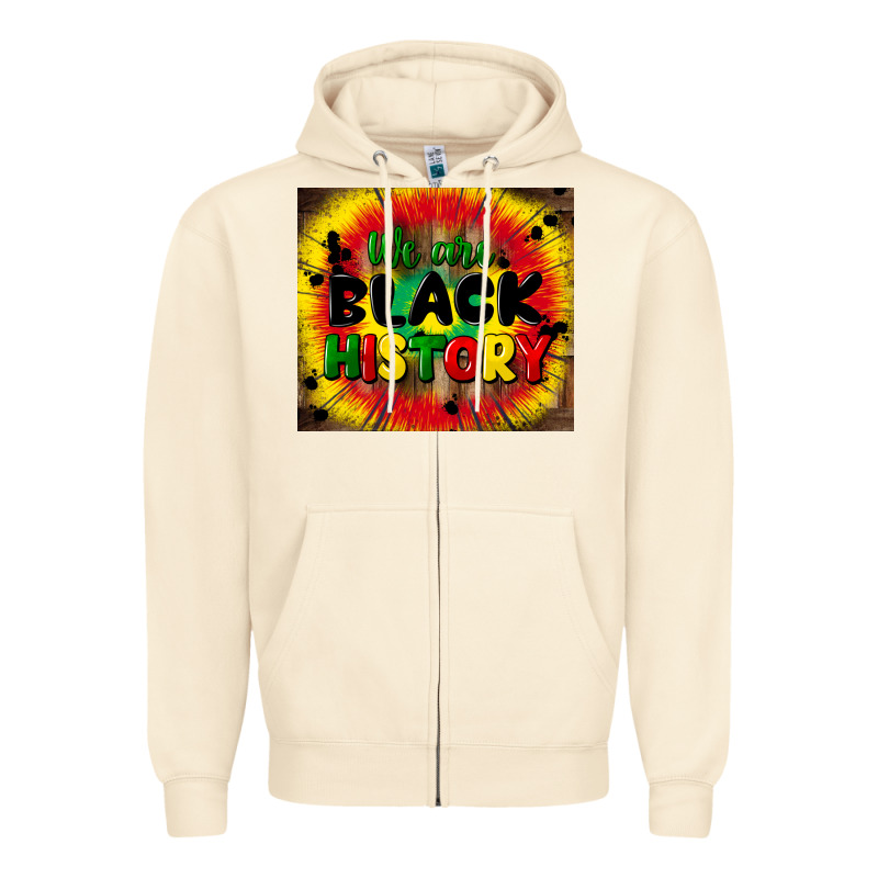 We Are Black History Zipper Hoodie by CowGirlArtShop | Teevron