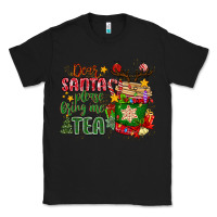 Black deer santa please bring me tea Classic Tee - MaliasSmallBusiness