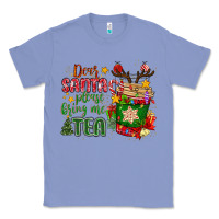 Colony Blue deer santa please bring me tea Classic Tee - MaliasSmallBusiness