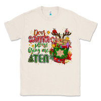 Natural deer santa please bring me tea Classic Tee - MaliasSmallBusiness