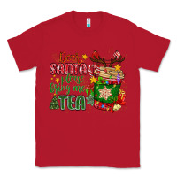 Red deer santa please bring me tea Classic Tee - MaliasSmallBusiness