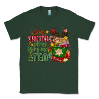Sports Green deer santa please bring me tea Classic Tee - MaliasSmallBusiness