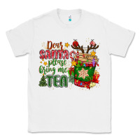 White deer santa please bring me tea Classic Tee - MaliasSmallBusiness