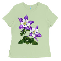 Matcha rocky mountain columbine Ladies Tee - LillyAllenDesigns