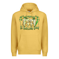 Antique Gold Happy St. Patrick's Day Tooth Dentist Premium Hoodie - CowGirlArtShop