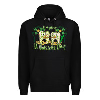 Black Happy St. Patrick's Day Tooth Dentist Premium Hoodie - CowGirlArtShop