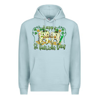 Blue Mist Happy St. Patrick's Day Tooth Dentist Premium Hoodie - CowGirlArtShop