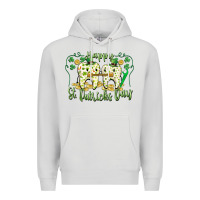 Dove Grey Happy St. Patrick's Day Tooth Dentist Premium Hoodie - CowGirlArtShop