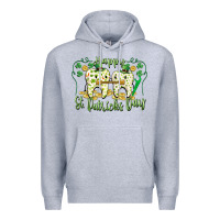 Heather Grey Happy St. Patrick's Day Tooth Dentist Premium Hoodie - CowGirlArtShop