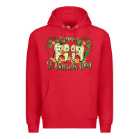 Red Happy St. Patrick's Day Tooth Dentist Premium Hoodie - CowGirlArtShop