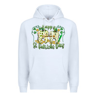 White Happy St. Patrick's Day Tooth Dentist Premium Hoodie - CowGirlArtShop