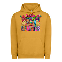 Pigment Peanut Butter Hello summer Gnome Urban Hoodie - CowhideDigitalArt