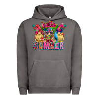 Pigment Tornado Hello summer Gnome Urban Hoodie - CowhideDigitalArt