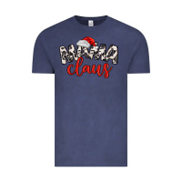 Vintage Denim Mama Claus Vintage Tee - MaliasSmallBusiness