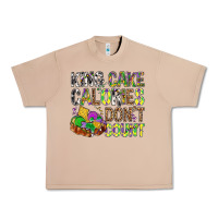 Burro King Cake Calories Don't Count Mardi Gras Urban Heavy Tee - BundleAndBundleShop