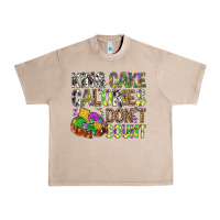 French Oak King Cake Calories Don't Count Mardi Gras Urban Heavy Tee - BundleAndBundleShop