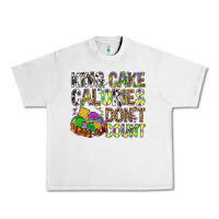 Lunar Rock King Cake Calories Don't Count Mardi Gras Urban Heavy Tee - BundleAndBundleShop