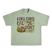 Oil Green King Cake Calories Don't Count Mardi Gras Urban Heavy Tee - BundleAndBundleShop