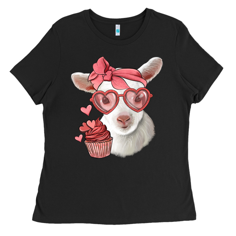 Cute Baby Lamb Valentines Day Ladies Tee by Jasminsmagicworld | Teevron