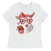 White cute baby lamb valentines day Ladies Tee - Jasminsmagicworld