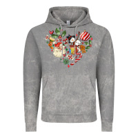Cloud Rock christmas heart Vintage Hoodie - MaliasSmallBusiness
