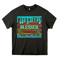 Asphalt blessed annd cactus with gemstone tumbler Heavy Core Tee - Artiststas