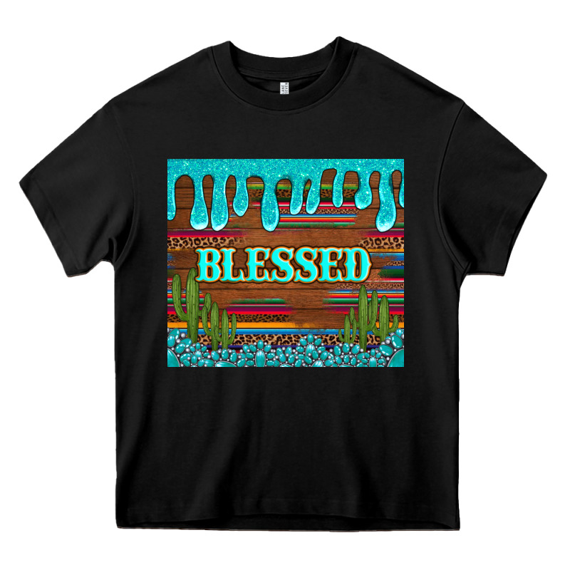 Blessed Annd Cactus With Gemstone Tumbler Heavy Core Tee by Artiststas | Teevron