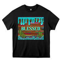 Black blessed annd cactus with gemstone tumbler Heavy Core Tee - Artiststas