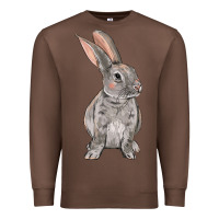 Chestnut Easter bunny Premium Sweatshirt - OliviaCreatesArt