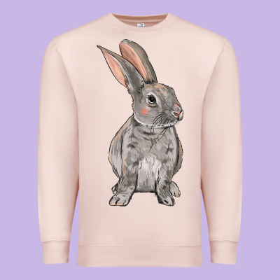 Easter Bunny Premium Sweatshirt Designed By Oliviacreatesart