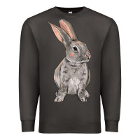 Smoke Easter bunny Premium Sweatshirt - OliviaCreatesArt