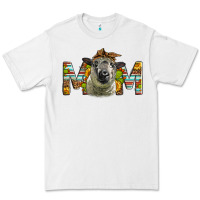 White Western Hampshire Sheep Mom Premium Tee - LillyAllenDesigns