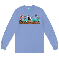 Colony Blue french bulldogs Long Sleeve Tee - Jasminsmagicworld