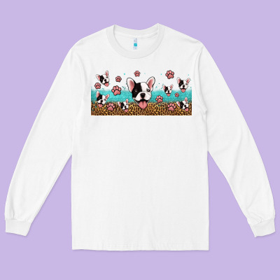 French Bulldogs Long Sleeve Tee Designed By Jasminsmagicworld