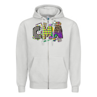 Dove Grey cma mardi gras certified medical assistant Zipper Hoodie - CowGirlArtShop