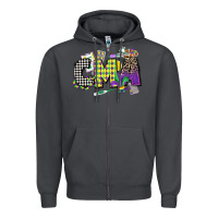 Smoke cma mardi gras certified medical assistant Zipper Hoodie - CowGirlArtShop