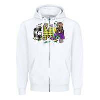 White cma mardi gras certified medical assistant Zipper Hoodie - CowGirlArtShop